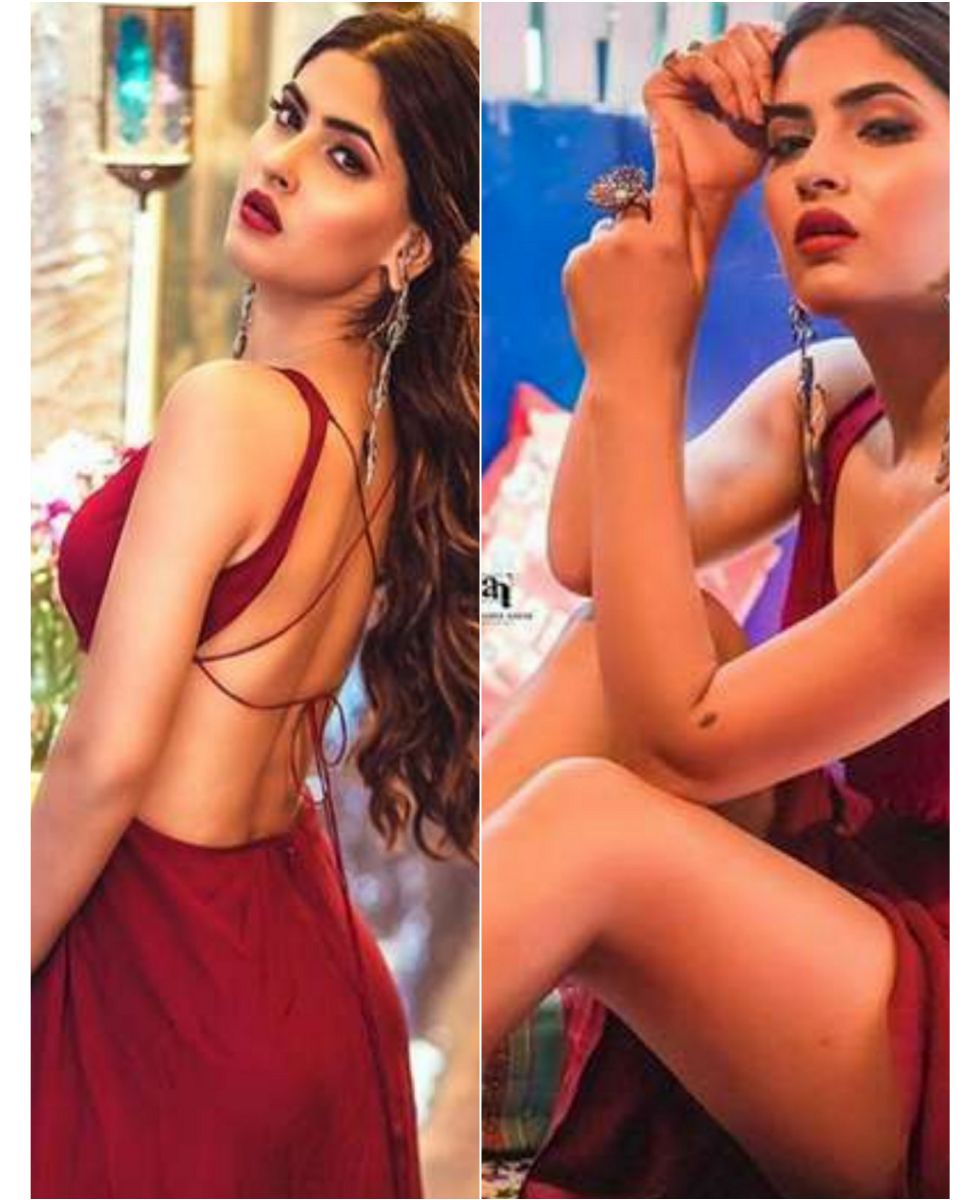 960px x 1200px - Sexy Karishma Sharma looking extremely stunning in backless pink gown