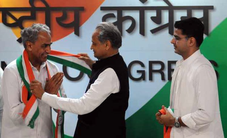 Harish Meena, Sachin Pilot, Ashok Gehlot, Rajasthan BJP MP joins Congress, BJP MP, Congress, Bharatiya Janata Party, Assembly polls, Assembly election, Politics news