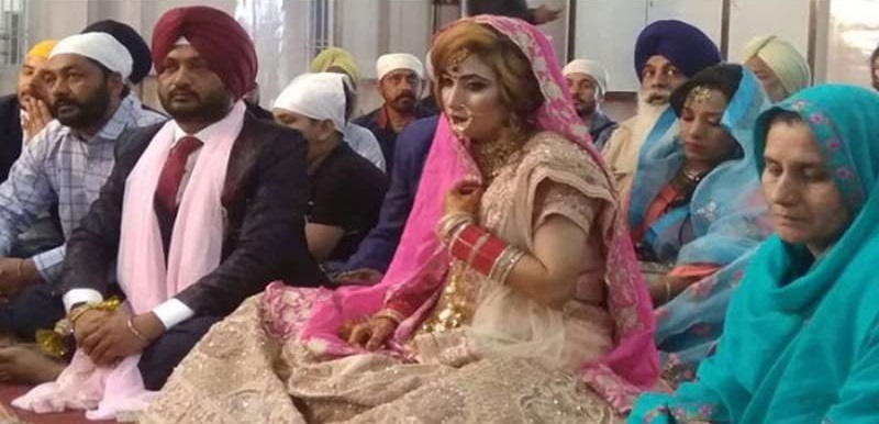 Pakistani woman, Pakistani girl, Kiran Sarjeet Kaur, Parvinder Singh, Indian man, Indian man ties knot with Pakistani woman, Pakistani girl travels by Samjhauta Express, India and Pakistan, Patalia, Punjab, Haryana, Bride and groom, Offbeat news, Weird news