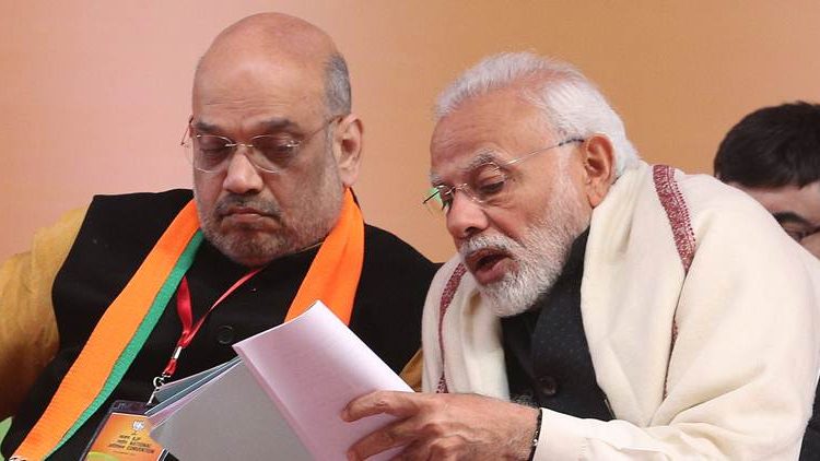 Narendra Modi, Amit Shah, Rajnath Singh, Nirmala Sitharaman, Ravi Shankar Prasad, Piyush Goyal, Arun Jaitley, Mukhtar Abbas Naqvi, Shivraj Singh Chouhan, Bharatiya Janata Party, Election Manifesto, Lok Sabha polls, Lok Sabha elections, General elections, National news, Politics news